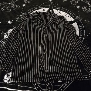 Sokoloff - Striped Black and White Pajama Top